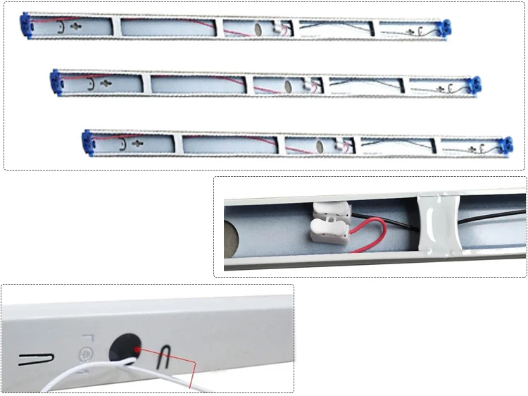 top quality led tube batten G13 base t10 t8 light aluminum