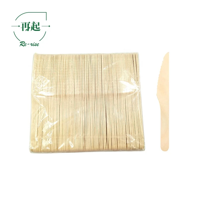 China Dalian Direct Factory Eco-friendly Biodegradable Disposable Birch Wood Knife, Knives