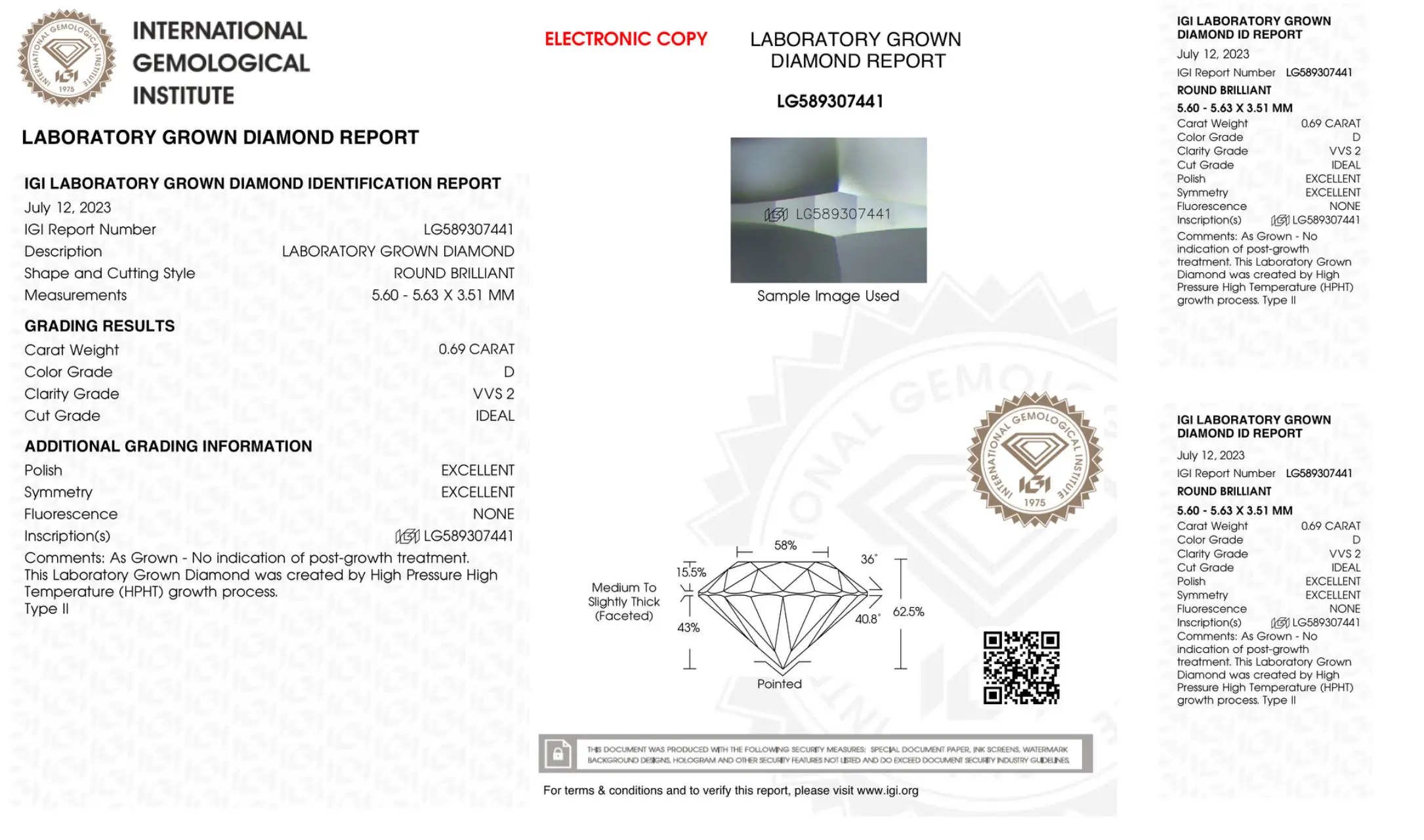 Оптовая продажа Круглые бриллианты IGI CVD HPHT Lab выращенные 0.1ct 0.2ct 0.3ct лабораторные vvvs свободные в лаборатории