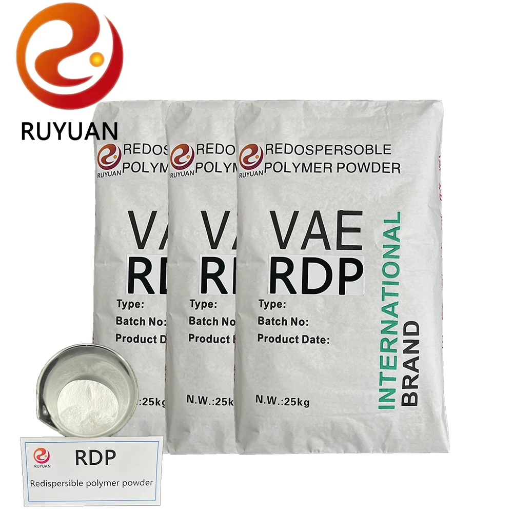 ruyuan Chemicalvae Building Material Polymer Emulsion/Vae/Rdp Liquidity Powder Used in Wall Putty Mortar