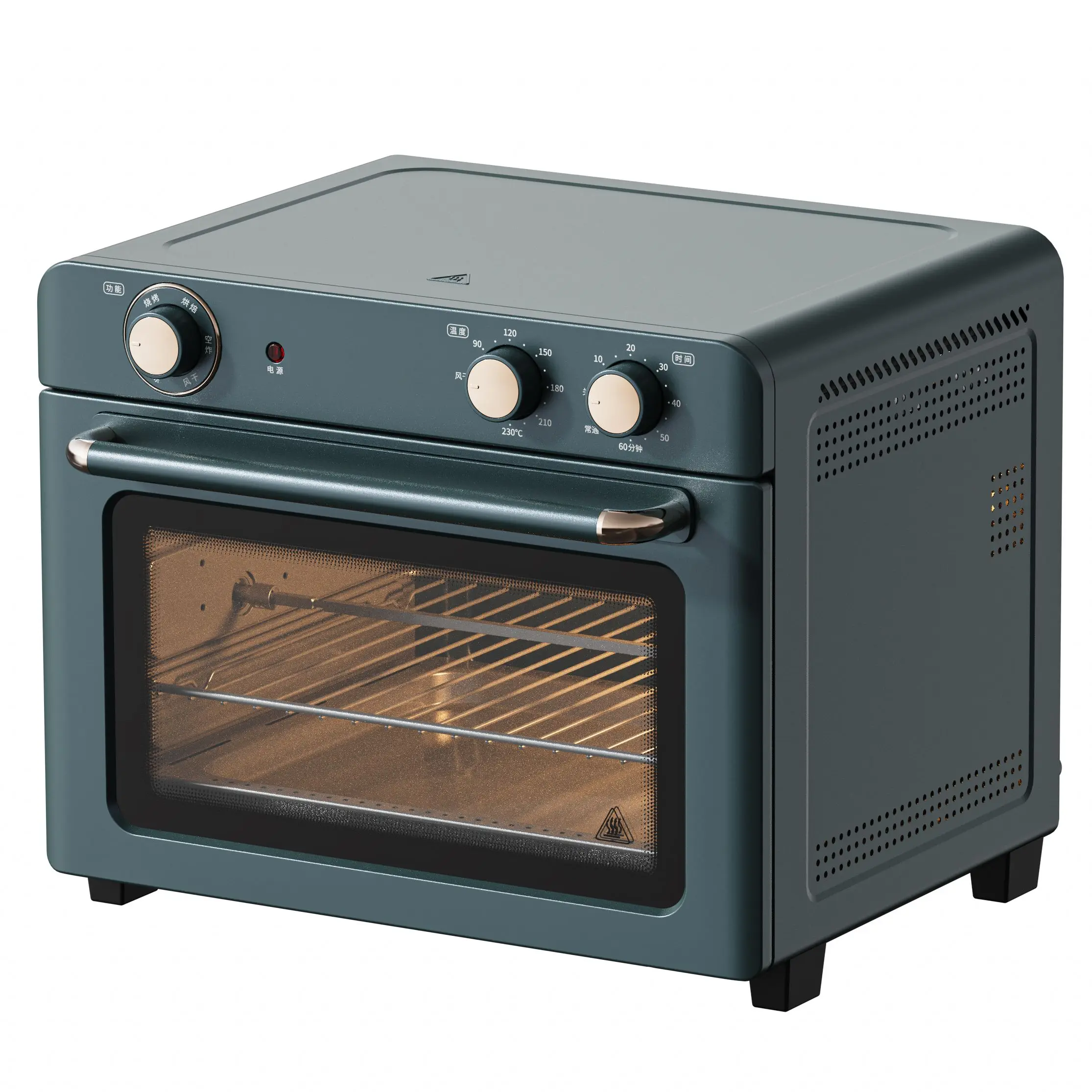 Easy Operation Electric Pizza Maker 26L Countertop Toaster Air Fryer Oven With Bread Maker