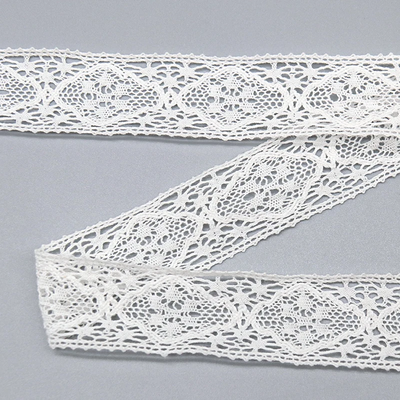High-grade crochet lace trim craft 100% cotton border lace for clothing