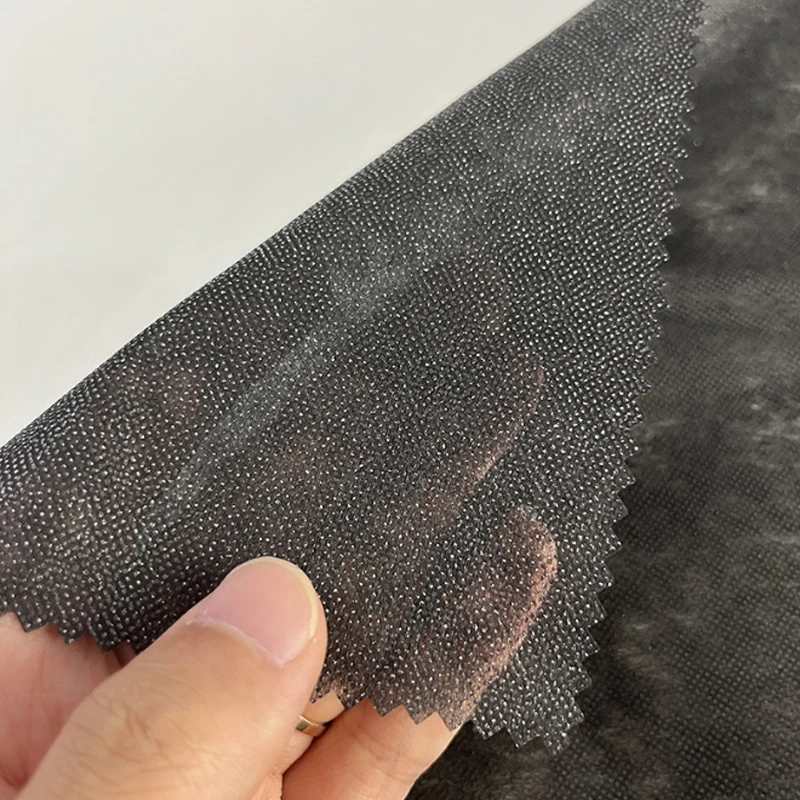 tear away embroidery backing paper 100% polyester nonwoven lining fabric roll for tailoring material 1065HF Eco-friendly