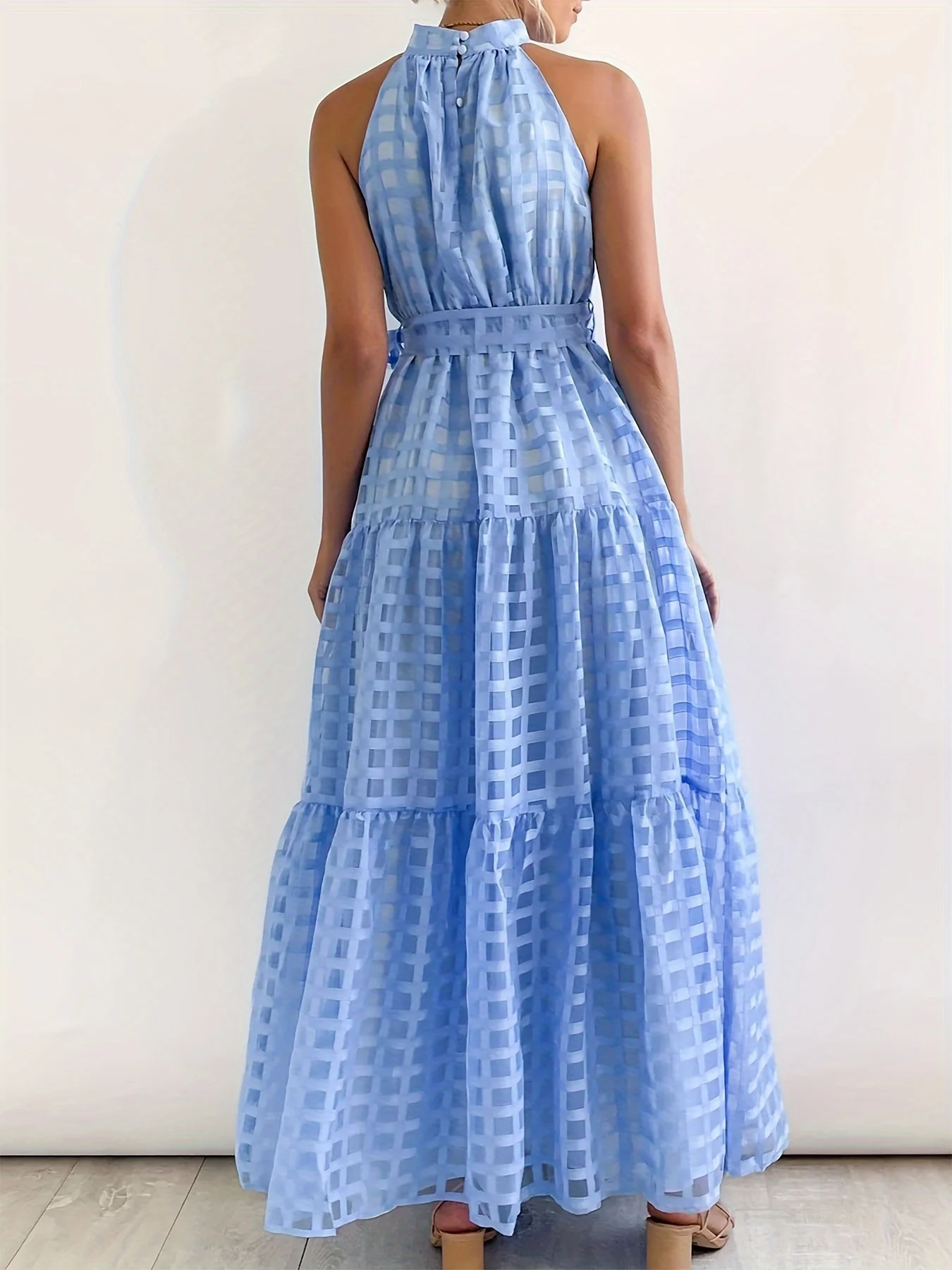 New Design Neck Elegant Multicolor Straps Plus Size Dress Solid Color Casual Dress Strapless Maxi Dresses For Women