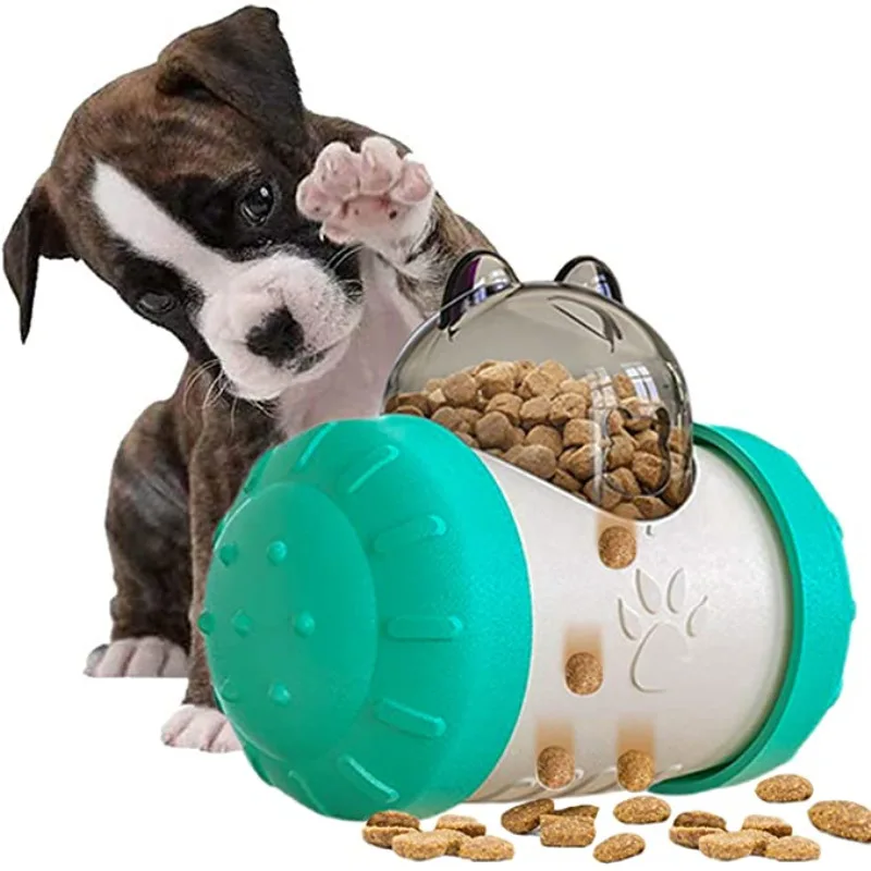 new hot style rocking slow food leaky food ball puppy toys puzzle feeder  interactive toy for cats puzzle dog toy