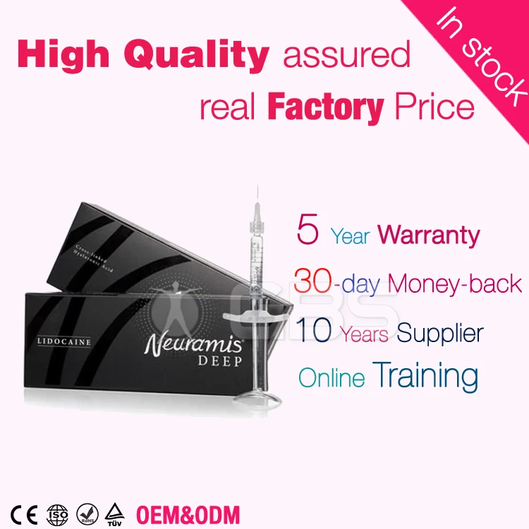 
Korea facial hyluronic acid injectable dermal filler 1ml for deep wrinkles 