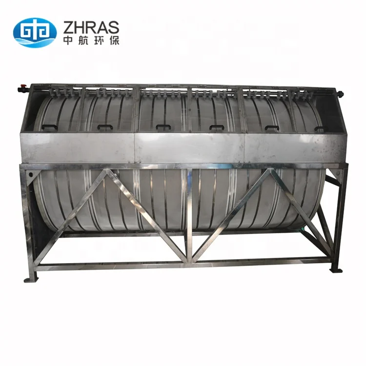 Лидер продаж, экологически безопасный барабанный фильтр из нержавеющей стали для рыбоводства ras