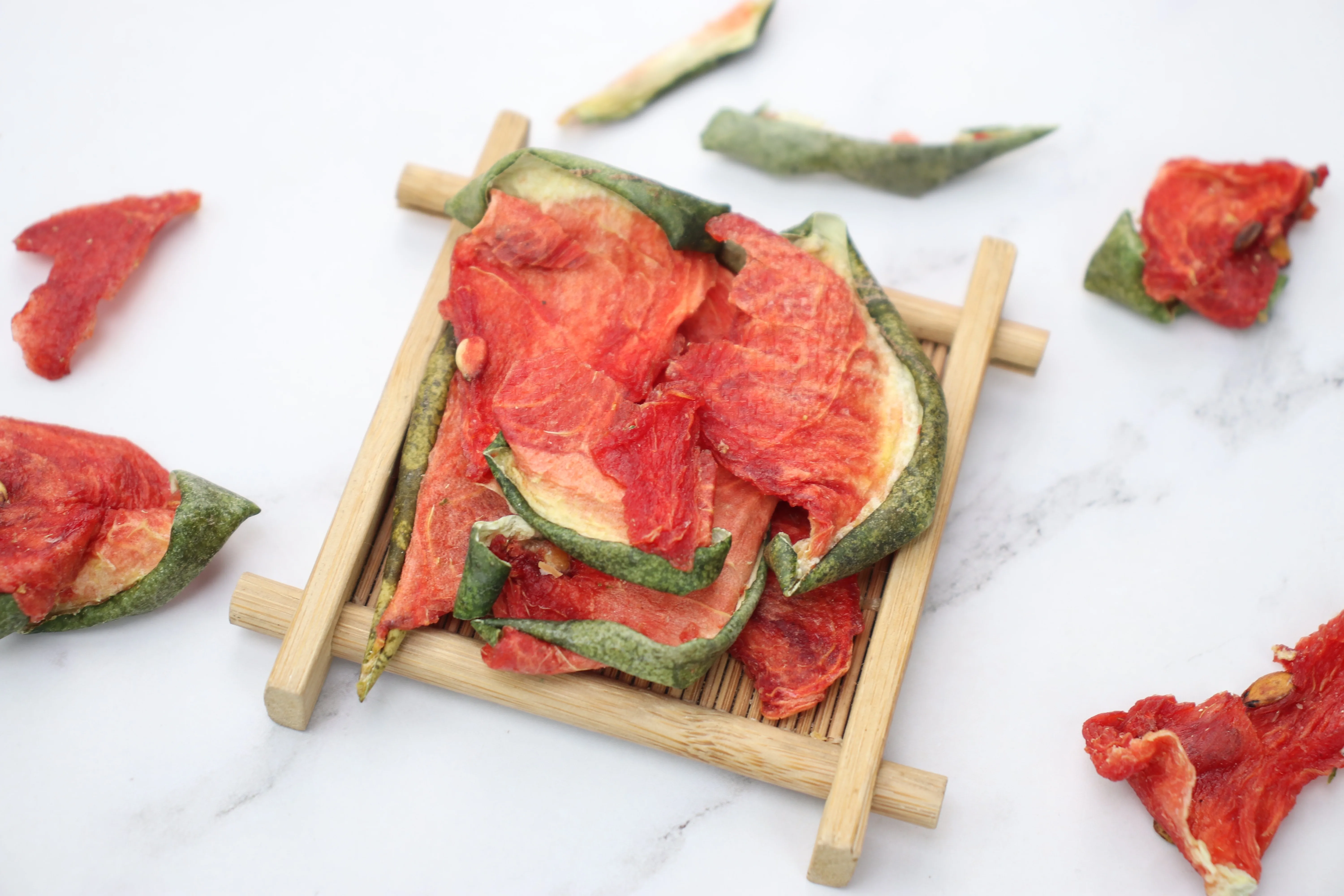 Sales of high-quality dried watermelon slices can be customized processed fruit slices tea