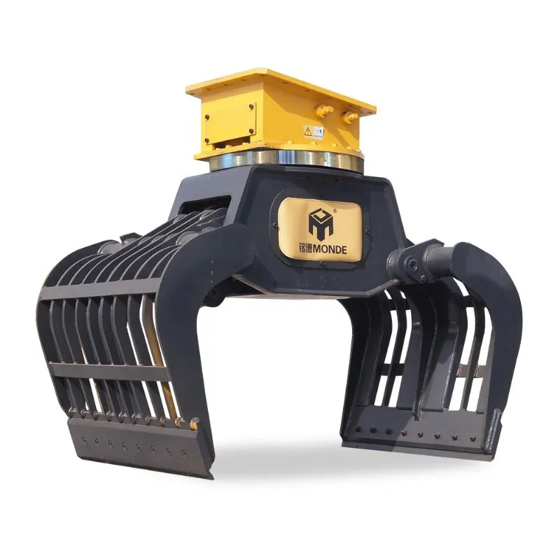 Monde Parker Motor Demolition Grab Sorting Stone Grab Demolition Grab for 7ton 8ton 9ton 10ton Excavator