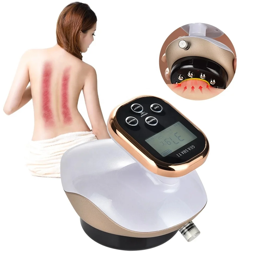 4 in 1 Electric cupping guasha massage tool vacuum cavitation machine body slimming
