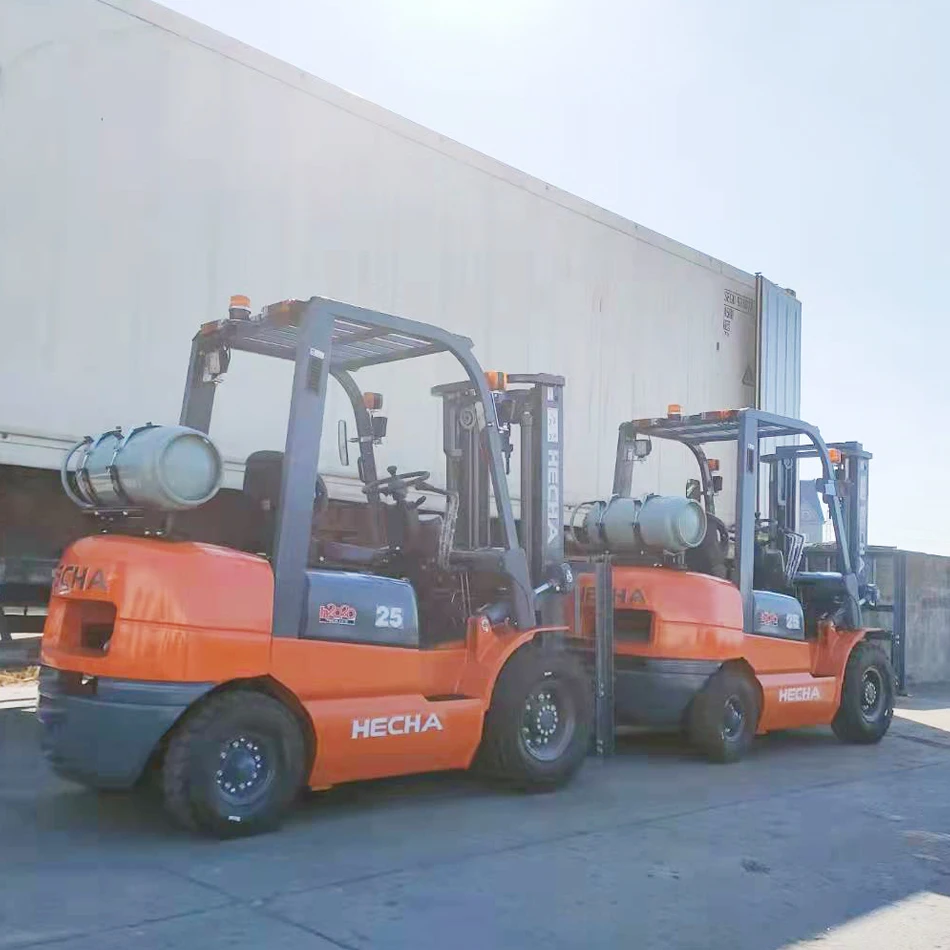 Автоматический вилочный погрузчик 2 5 t подъемник на бензине с японским двигателем