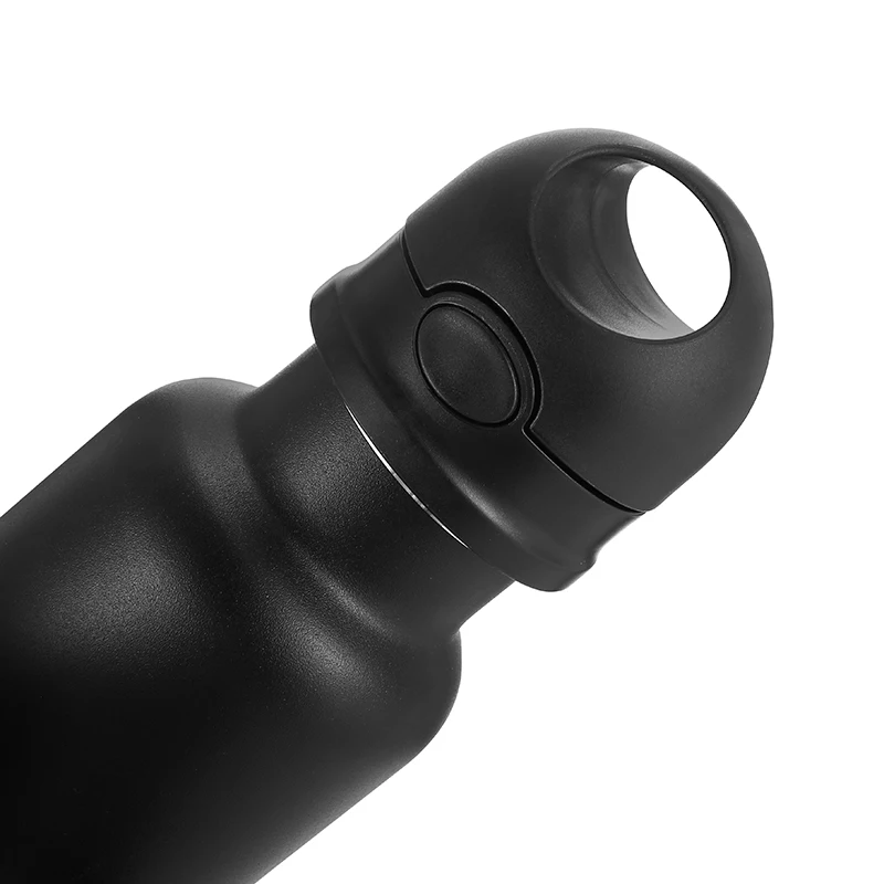 Everich hotsale leakproof BPA FREE 12oz Vacuum Stainless Steel Insulate standard Water Bottle cup mug with Silicone straw lid