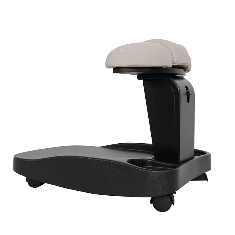 Pedicure Equipment Trolly for Foot Massage Basin Wood Beauty Spa Salon Cart Height Adjustable