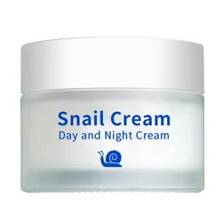 OEM No Logo Custom Collagen Repairing Face Cream for Dry Skin Face Whitening Brightening Gold Snail Gel Cream Free Adults Female