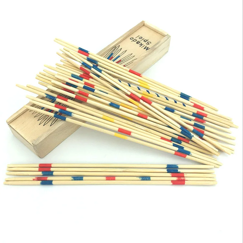 Традиционные Mikado деревянные игры Семейные игрушки 19 см палочки подходят для детей