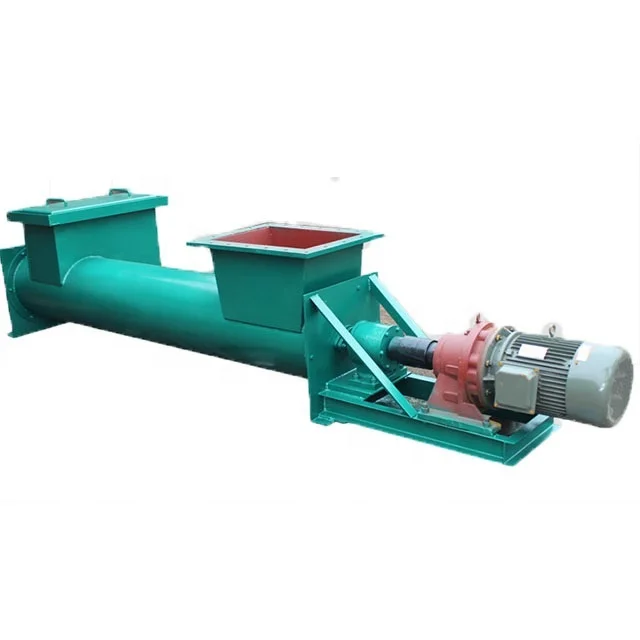 Flexible powder wood chips dust screw conveyor