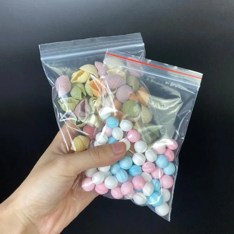 Resealable LDPE Clear Plastic Ziplock Bags