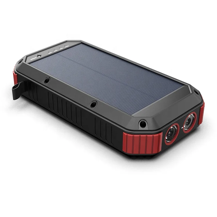 
30000mah Solar Charger Outdoor Rugged Waterproof Portable Charger Wireless Powerbank Solar Power Bank 