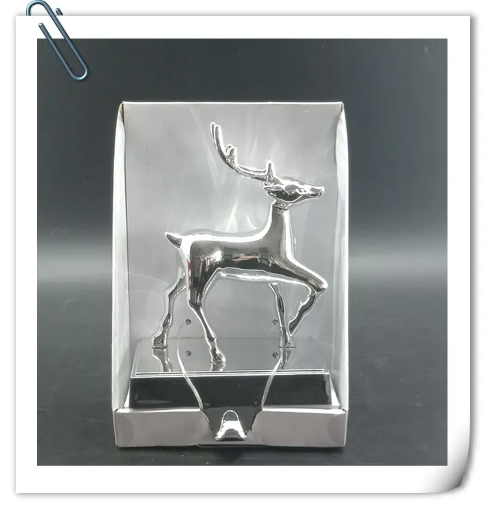 2023 Lighting Christmas Ornaments Elk model Led Lights Stocking Holder Christmas Decorations