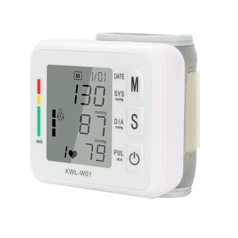 
BP Apparatus Electronic Sphygmomanometer Automatic BP Monitor A Digital Wrist Watch Blood Pressure Monitor 