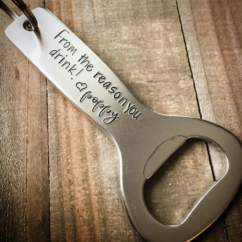 free logo design metal bottle opener manufacture alloy keychain blanks custom shape bottle opener