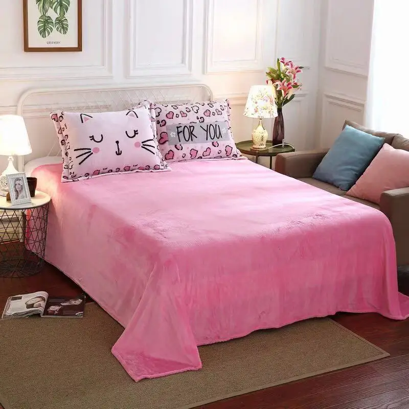 Long terry Coral fleece Linen sets for Queen or King size