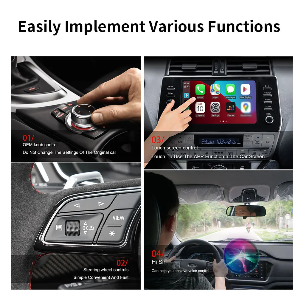Topleo Carplay AI Box адаптер мини быстрое подключение автомобильный игровой беспроводной Magic Android Auto Портативный
