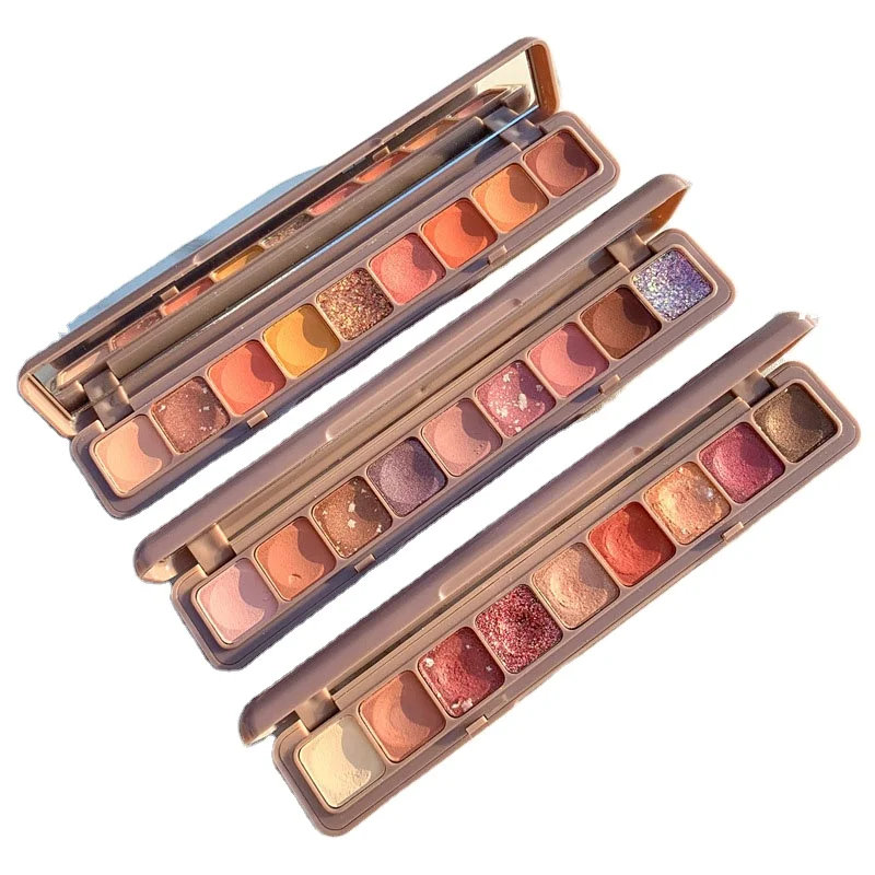 wholesale private label foil pigment diamond eyeshadow palette