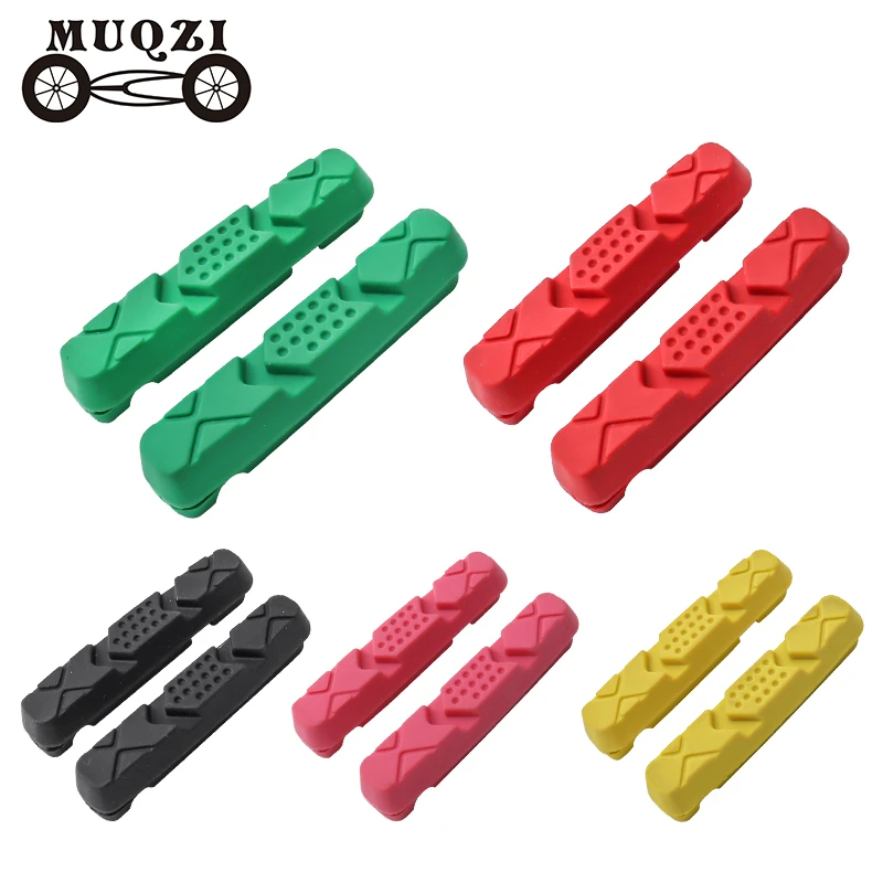 YITOO Road Folding Bike Replacement Brake Pads Shoes Insert, Mountain Bicycle Braking Rim Block Pads