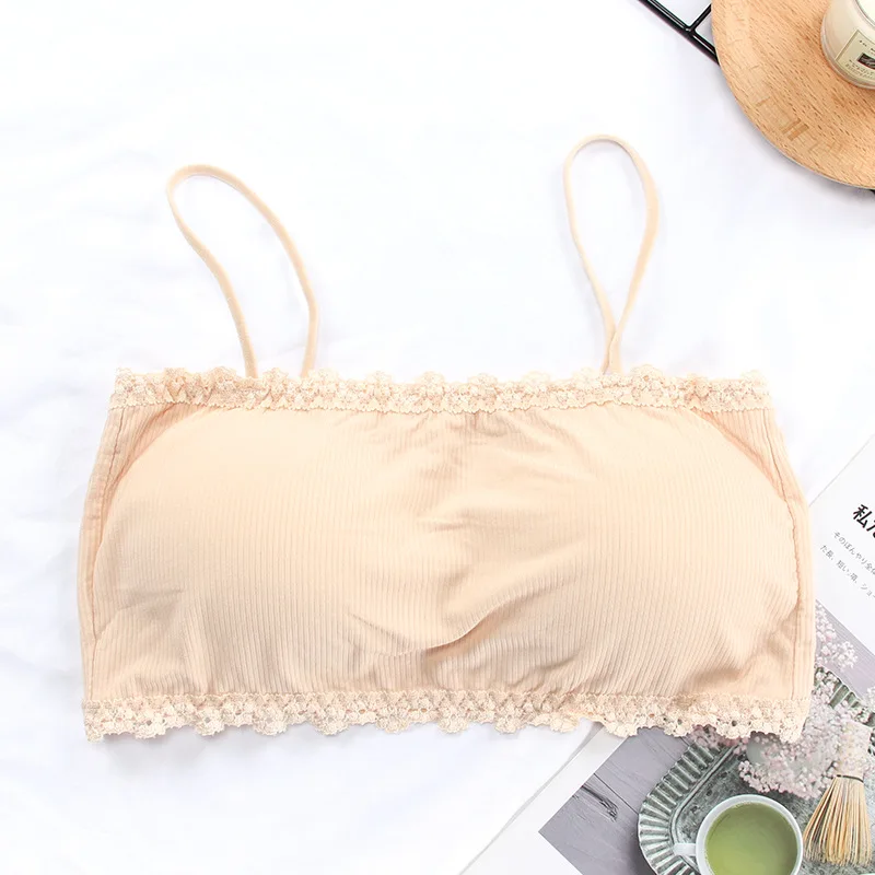 Обхват обхвата груди с тройным рядом пуговиц для девушек с защитой от проскальзывания груди без бретелек бесшовный жилет нижнее белье для женщин