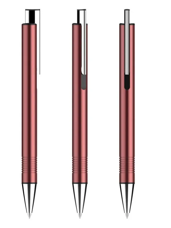 Wholesale metal ball pen with logo laser for company brand or personalized name engraved
