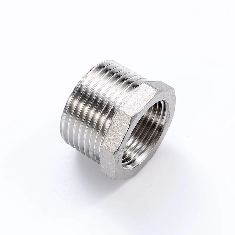 Stainless Steel Pipe Fitting Hex Bushing 1' BSP Male x 3/4' BSP Female Reducing Bush