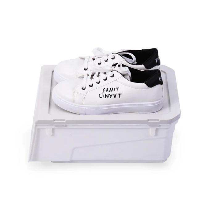 Shoe Side Opening Storage Stackable Men Boxes Extra Large Disassemble The Plastic Box
