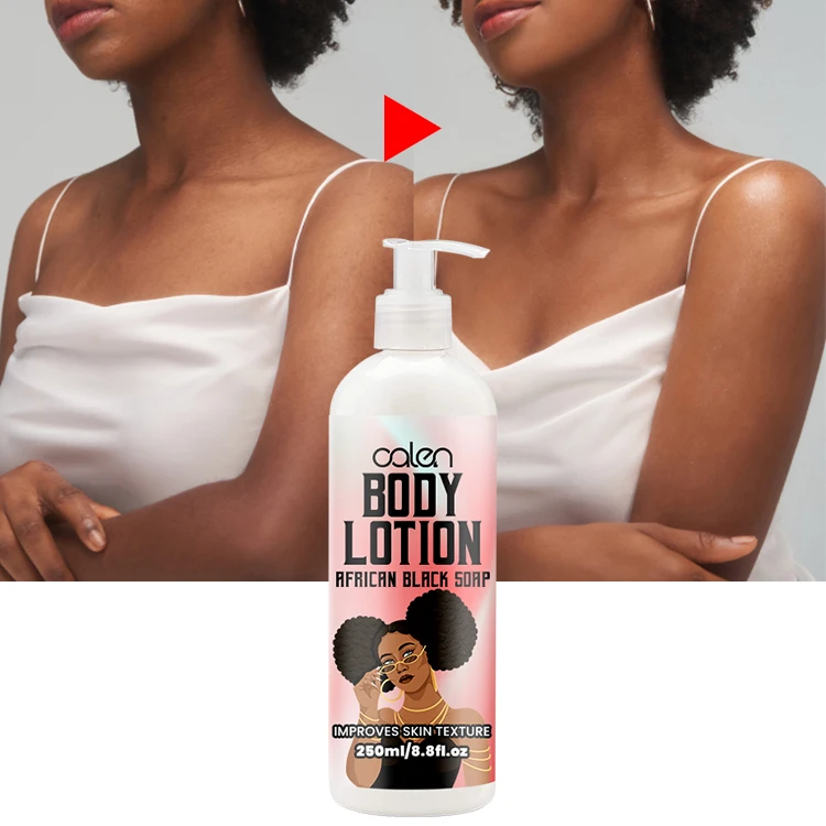 Luxfume Private Label 250ml Skin Care Antioxidant Anti Aging African Black Soap Body Cream