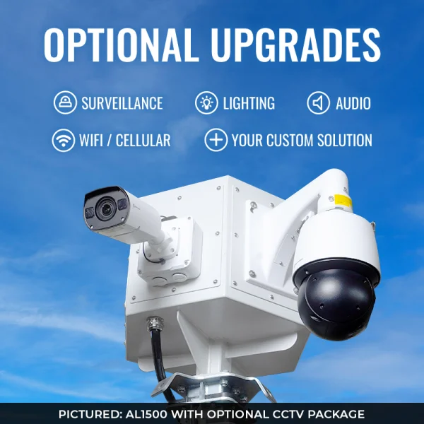 Mobile CCTV 1000w 800w 1kw Solar Solution 400W Solar Panel 200Ah Batteries High Capacity Solar Trailer for Sustainable Power