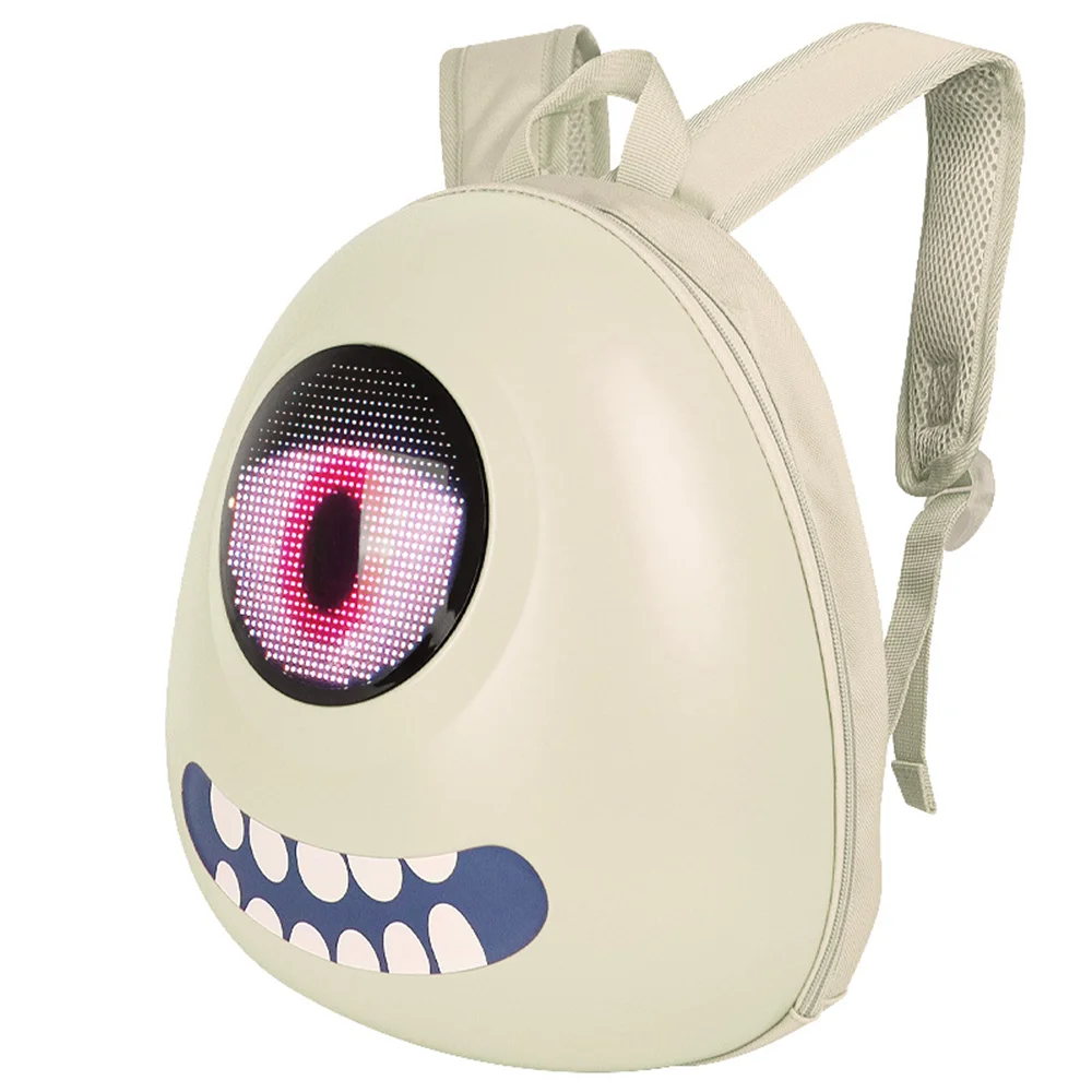 2024 Newest Kids Funny Game Mobile Control Smart Walking Advertising  Led Backpack Custom DIY Dynamic Pixel Led Display Backpack