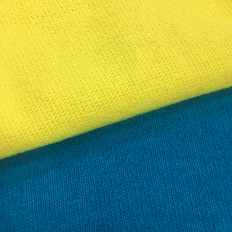 1545# Factory direct selling cheap 100 pure cotton linen knitted fabric for long sleeve t-shirts