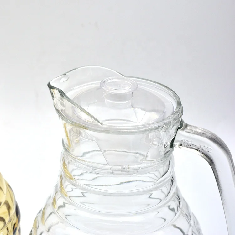 Wholesale Sustainable Home Glassware 1300ml Glass Cold Water Jug