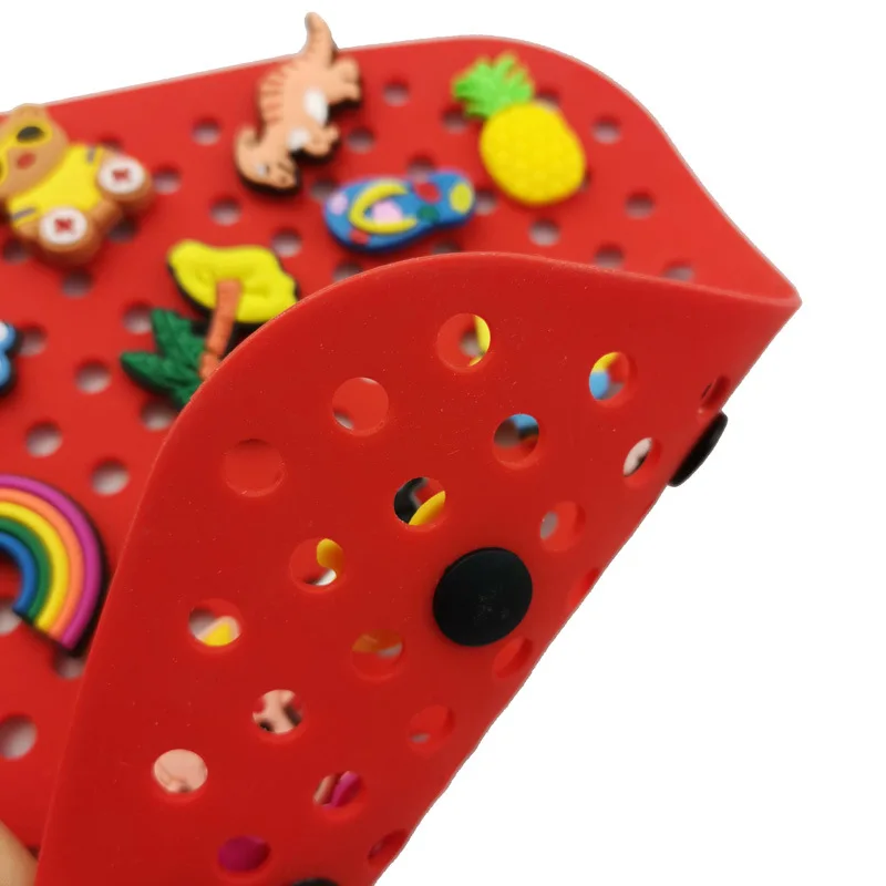 2022 New Wholesale Croc Shoe Decorations Charm Organizer Mat Wholesale Custom Shoe Croc Charms Organizer