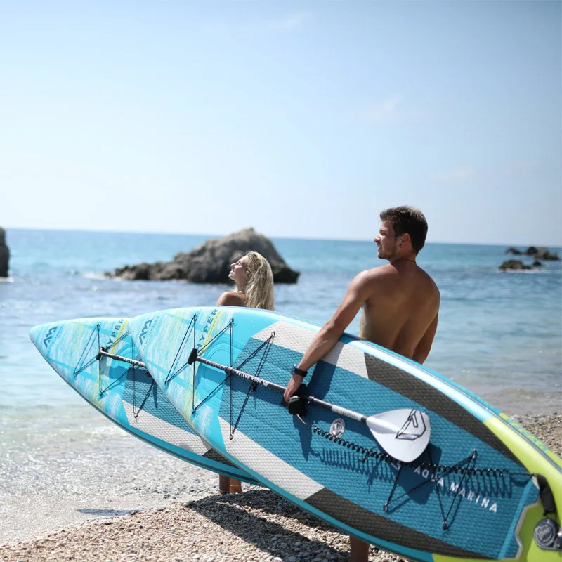 STAND UP PADDLE BOARD HYPER 381 cm inflatable stand up paddle board raft dinghy surf board cruise tour double air chamber