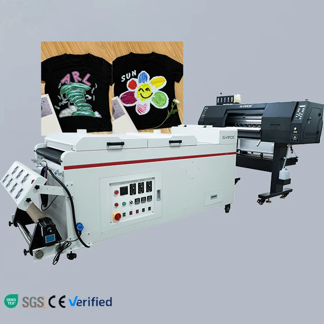 Garros Dtf Printer Factory Selling Direct To Film A1 A2 I3200 Heads 60cm T Shirt Printer For All Fabric