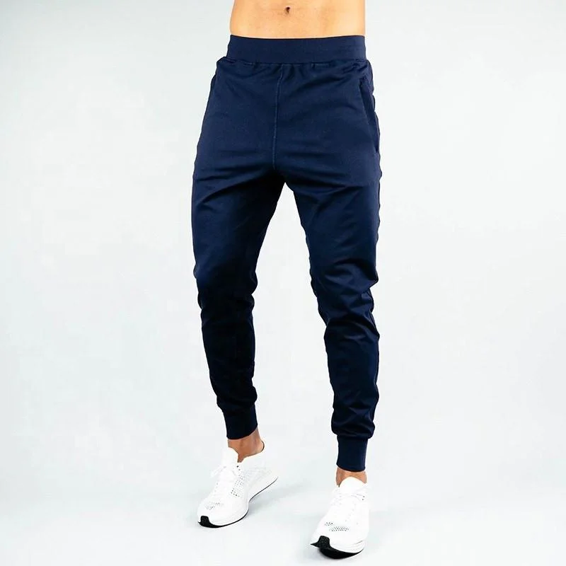Wholesale Custom plain fleece sportswear Oem logo gym pants for men
