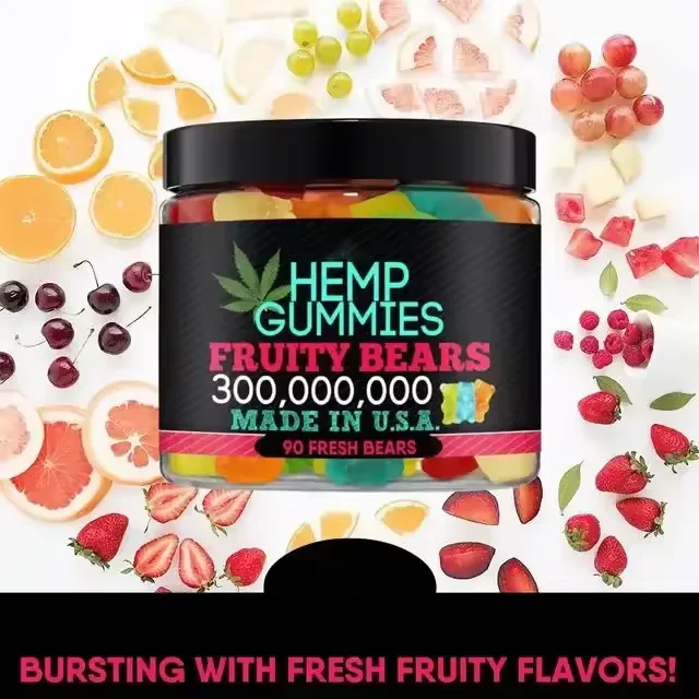 Biocaro OEM Private Label Premium Hemp Extract Gummies Bear Hemp Gummy for Sleep Gummies