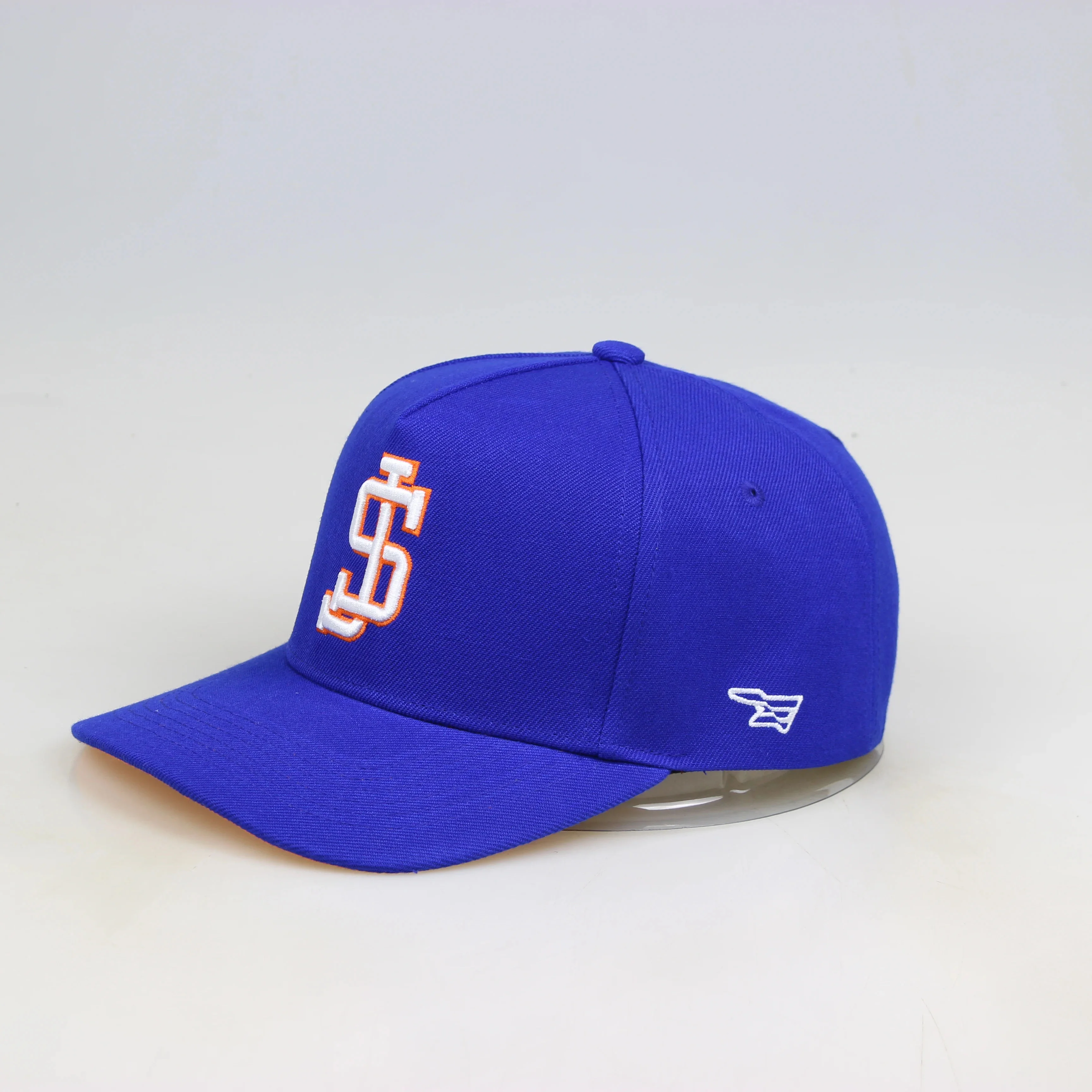 hign quality OEM ODM slightly curved brim cap custom 3D rasied embroidery sports cap cotton trucker cap and hat