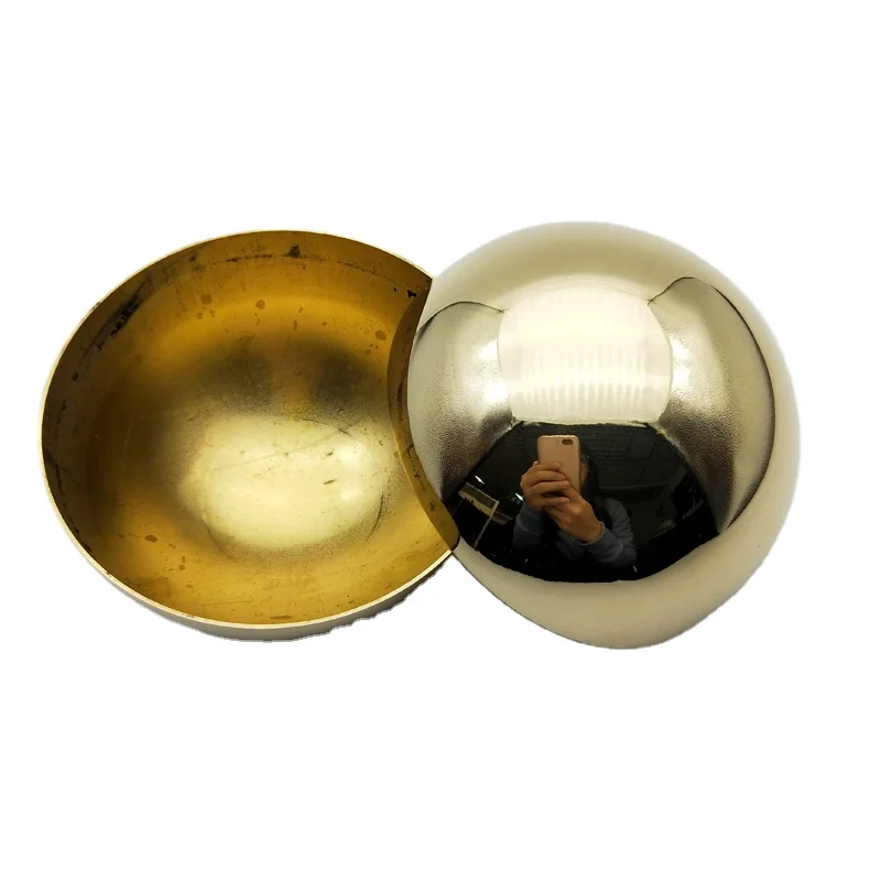 Wholesale 4 inch 5 inch 6 inch brass Half Ball Sphere Or Hemisphere Hollow