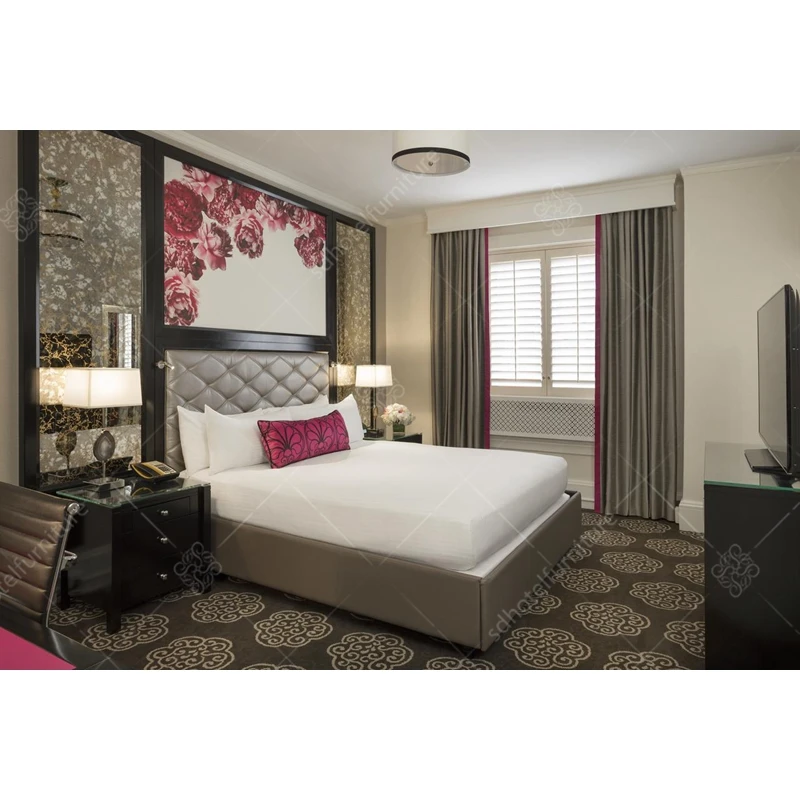 
Latest Florence Hotel Suites Customize Bedroom Furniture Set For Villa 