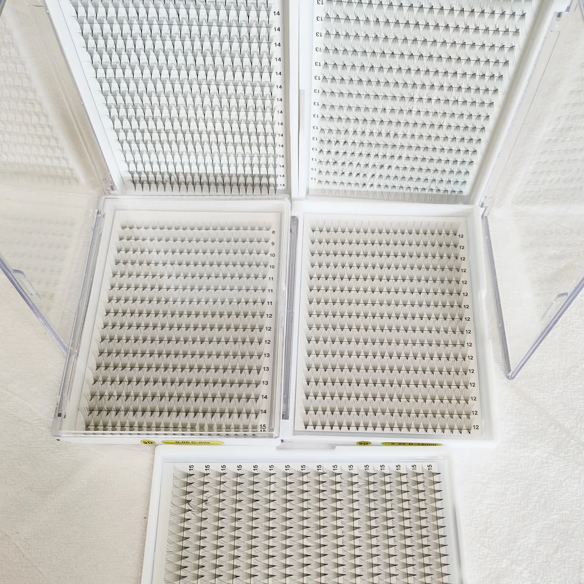 Wholesale Private Label Premade Fans Lashes 0.10mm 3d Russian Volume Lashes