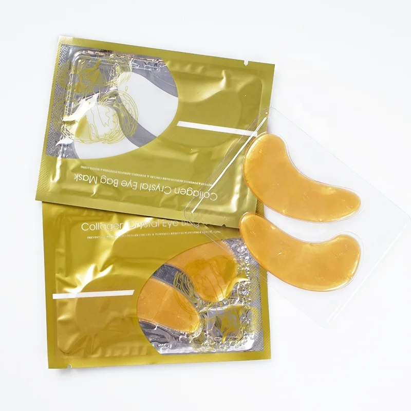  Wholesale Private Label Remove Dark Circles Collagen EyeMask 24k Gold Under Eye Gel