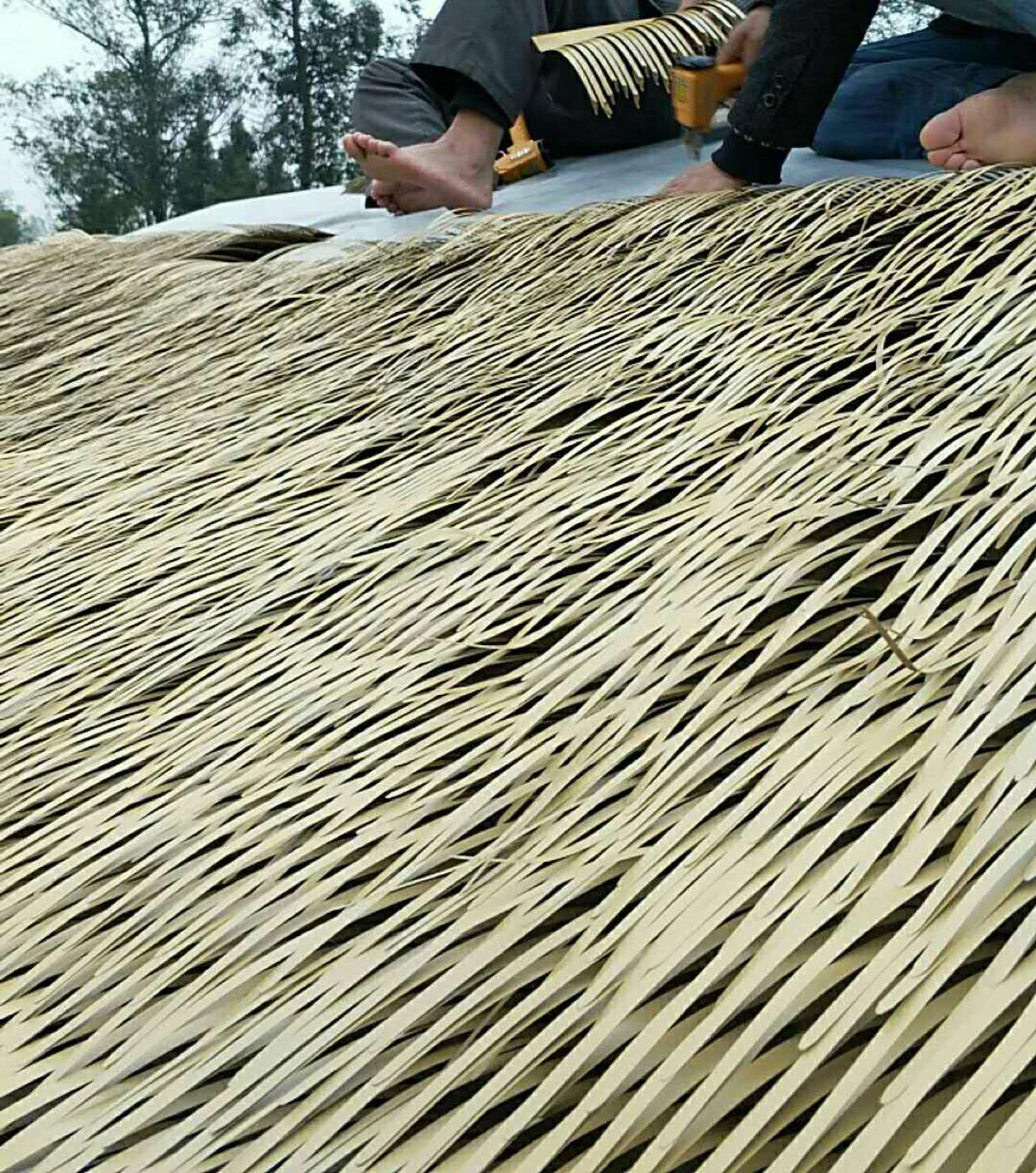 Hot Sale African Fireproof High Quality Artificial Simulated Thatch Roof Sheets
