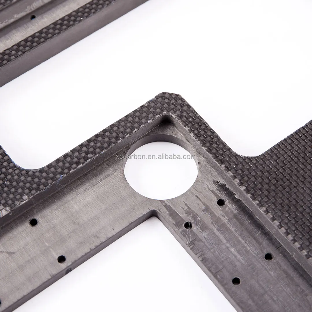 Carbon Fiber Parts Cutting 3K Carbon Fiber Sheet Manufacturer Custom CNC Machining